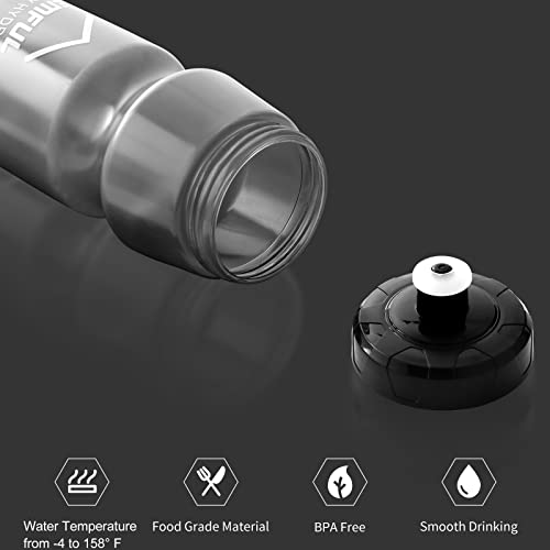 BPA-free 24oz squeeze water bottles for cycling