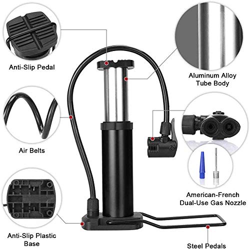 Portable Mini Bike Pump for All Bikes and Balls