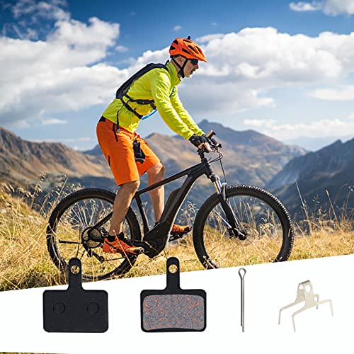 12 Pairs Bike Bicycle Disc Brake Pads Compatible with TRP Tektro Sh-im-a-no Deore M315 M355 M515 M515-LA-M M525 M375 M395 M415 M416 M446 M465 M475 M485 M486 C501 C601 (Copper Fiber Wire Semi-Metallic)