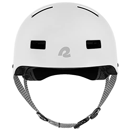 Matte White Adult Bike/Skate Helmet - Large