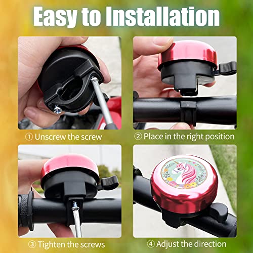 Unicorn Bike Bell for Kids and Adults