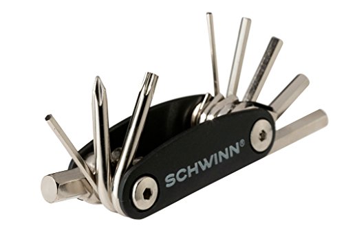 Schwinn Bike Mulit-Tool Kit for Bicycle Repairs, 9 in 1 Bike Tool