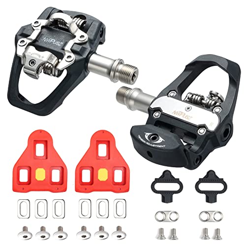 Litark SPD Spin Bike Pedals - Compatible with Look Delta & Shimano
