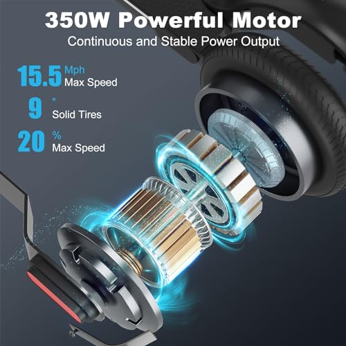 Caroma Electric Scooter: 350W Motor, 20 Miles Range