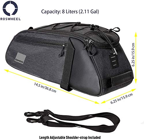 Roswheel Bike Trunk Bag - 8L Capacity