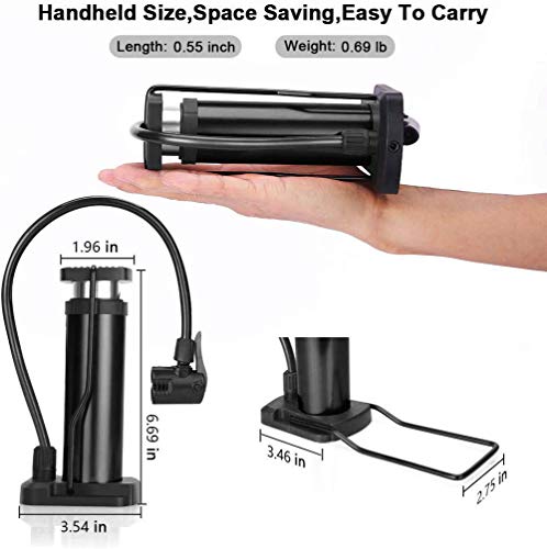 Portable Mini Bike Pump for All Bikes and Balls