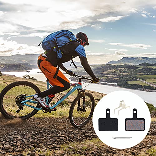 12 Pairs Bike Bicycle Disc Brake Pads Compatible with TRP Tektro Sh-im-a-no Deore M315 M355 M515 M515-LA-M M525 M375 M395 M415 M416 M446 M465 M475 M485 M486 C501 C601 (Copper Fiber Wire Semi-Metallic)