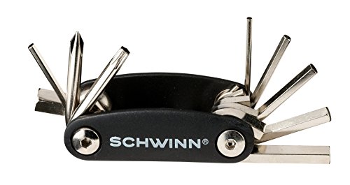 Schwinn Bike Mulit-Tool Kit for Bicycle Repairs, 9 in 1 Bike Tool