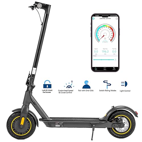 Electric Scooter - 10" Tires, 600W Motor, 19 Mph Speed