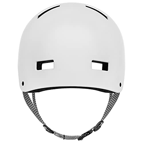 Matte White Adult Bike/Skate Helmet - Large