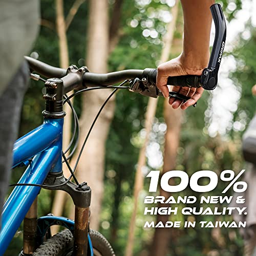 ONIPAX Bicycle Bar Ends Comfortable Ergonomic for MTB Bikes 7/8” Handlebar (1 Pair)