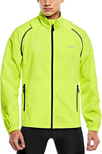 TSLA Men's Removable Sleeve Cycling Jacket