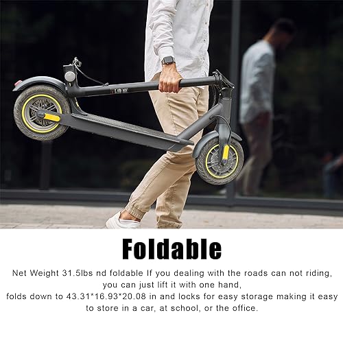 Electric Scooter - 10" Tires, 600W Motor, 19 Mph Speed