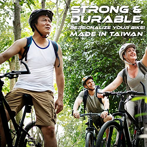 ONIPAX Bicycle Bar Ends Comfortable Ergonomic for MTB Bikes 7/8” Handlebar (1 Pair)