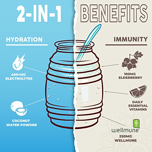 2-in-1 Hydration and Immunity Powder, Horchata Flavor