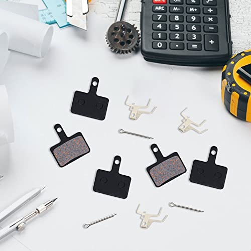 12 Pairs Bike Bicycle Disc Brake Pads Compatible with TRP Tektro Sh-im-a-no Deore M315 M355 M515 M515-LA-M M525 M375 M395 M415 M416 M446 M465 M475 M485 M486 C501 C601 (Copper Fiber Wire Semi-Metallic)