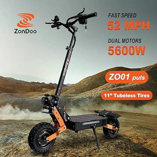 ZonDoo ZO01 Plus Electric Scooter: High Performance, Off-Road