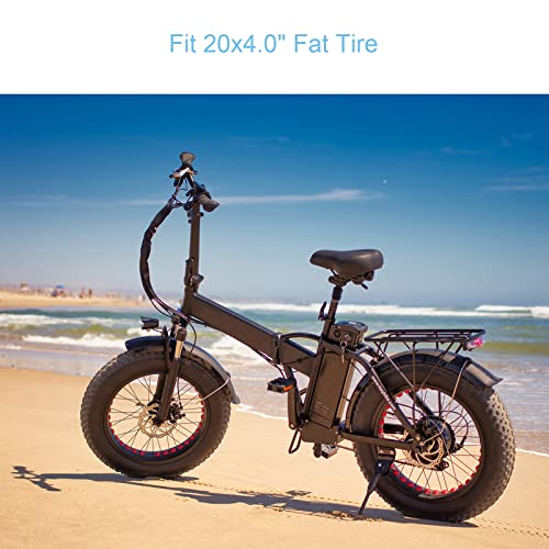 2 Pack 20x4 Fat Tire Bike Inner Tubes with Schrader Valve, 20 x 4.0 Premium Butyl Rubber Inner Tube for 20 inch Ebike Electric Bicycle