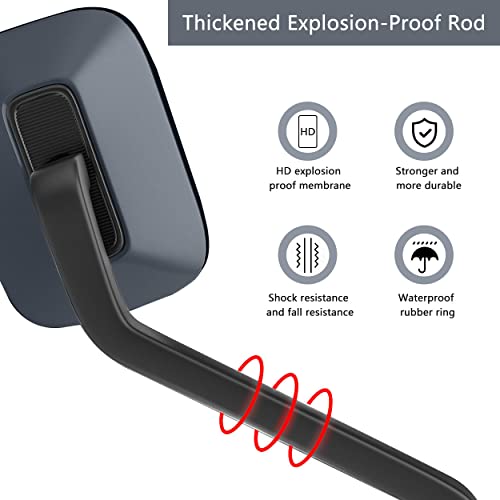 Wide angle handlebar bike mirror, 2pcs