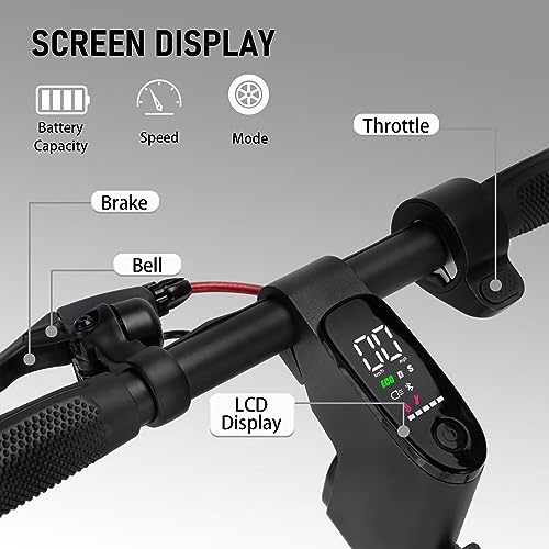 Foldable Electric Scooter: 450W Motor, 19Mph, 18/20 Miles