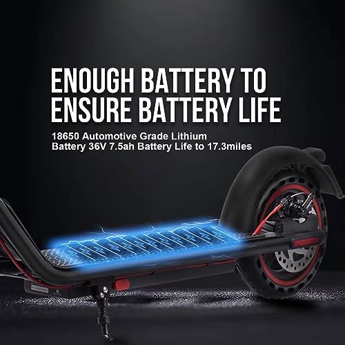 Foldable Electric Scooter: 450W Motor, 19Mph, 18/20 Miles