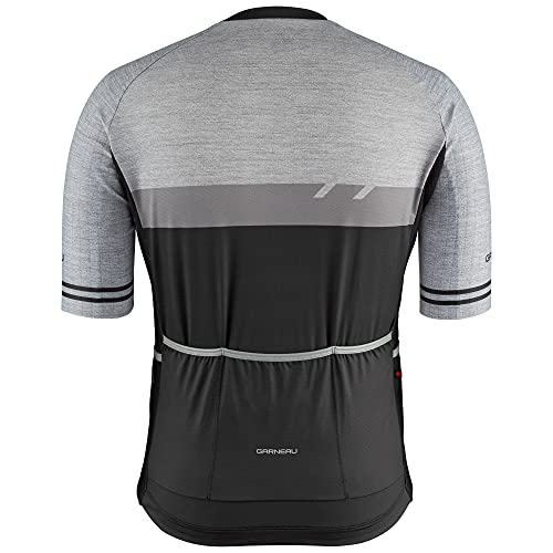 Louis Garneau Men's Grey Line Jersey XL
