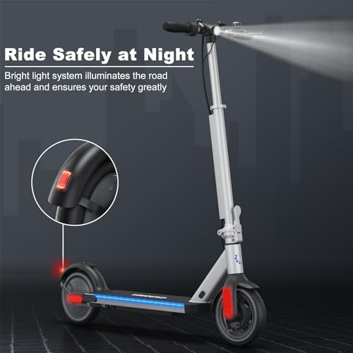 Caroma Folding Electric Scooter, 350W, 20-Mile Range