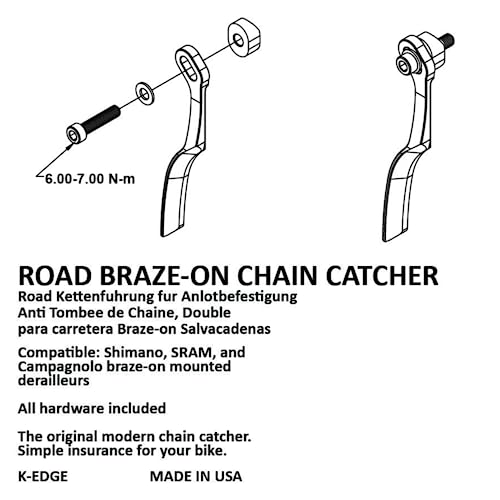 Braze-on Chain Catcher for Road Cycling