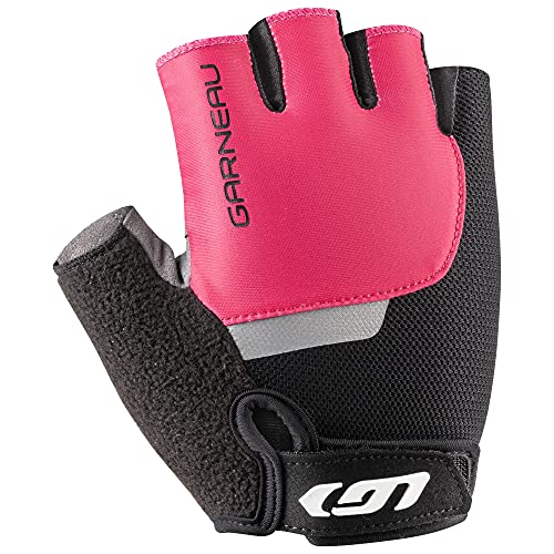 Women's Louis Garneau Biogel Gloves - Pink/Black, Large