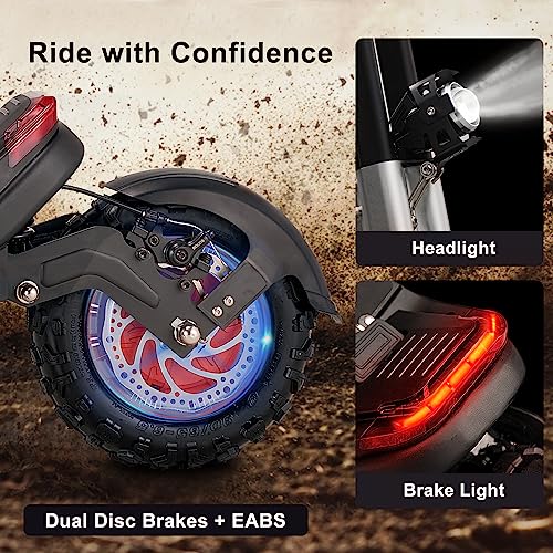 2400W Electric Scooter: 37mph, 60Miles Range, 11" Tire