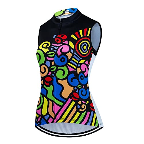 Women's Sleeveless Cycling Jersey and Shorts