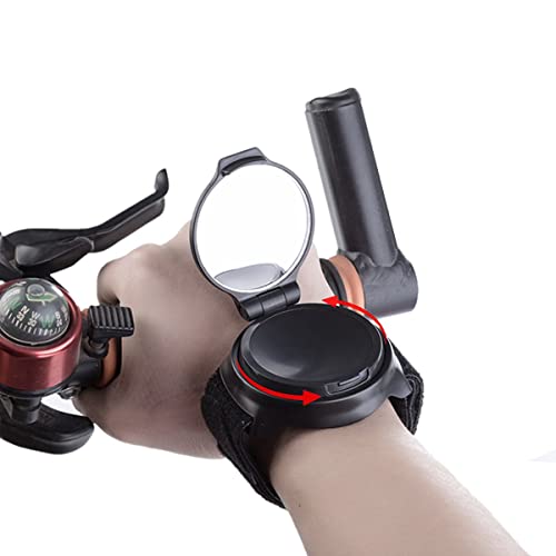 Adjustable Wristband Rear View Mirror for Cyclists