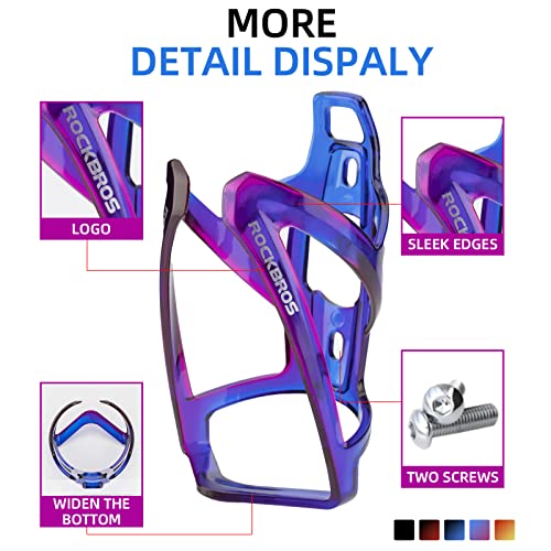 Ultra-Light Bike Bottle Cages with Tool (2 Pack)