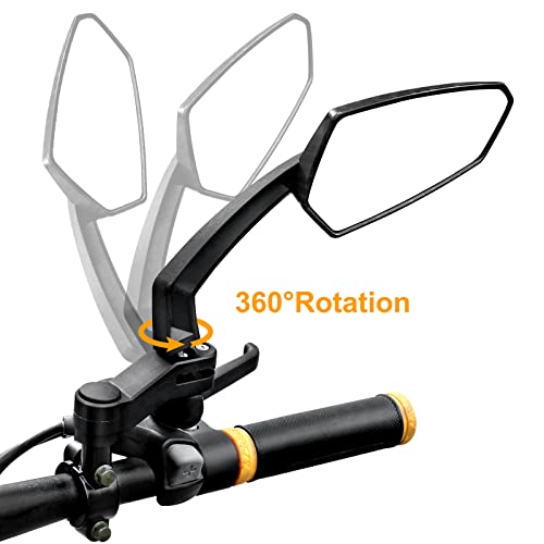Adjustable 360° Rotatable Bike Mirrors