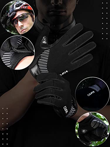 Anti-Slip Full Finger Cycling Gloves for Men and Women