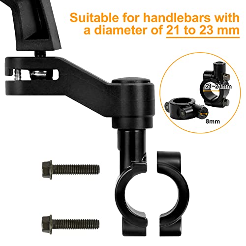 Adjustable 360° Rotatable Bike Mirrors