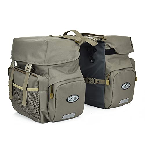 Reflective Waterproof Bike Panniers - 50L