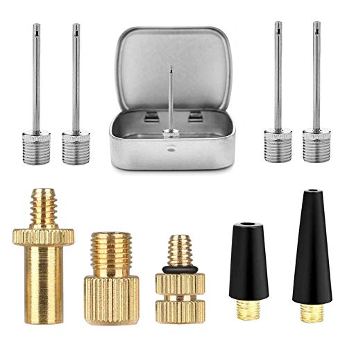 10Pcs Bike Valve Adapter Set with Needles