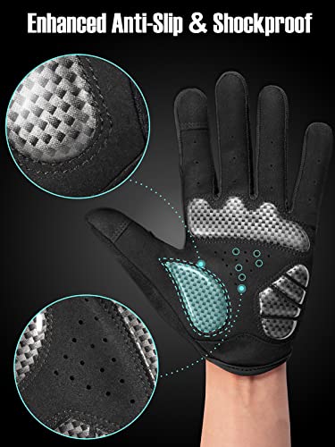 Anti-Slip Full Finger Cycling Gloves for Men and Women