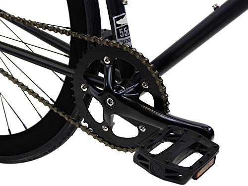 Golden Cycles Fixed Gear Bike (Vader, 55)