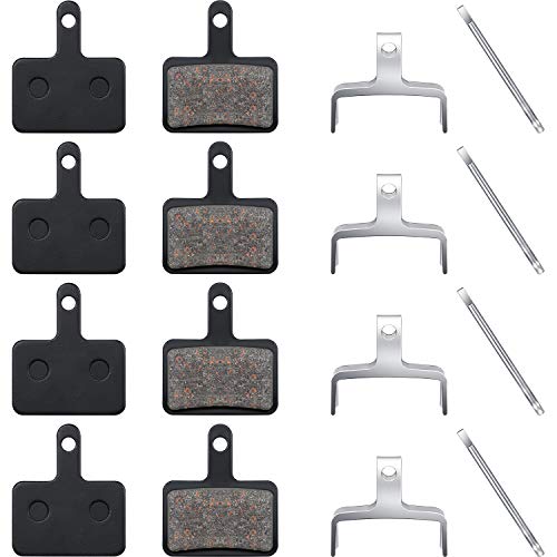 Zonon 4 Pairs Bike Brake Pads Compatible with TRP Tektro Shimano Deore Br-M575 M525 M515 T615 T675 M505 M495 M486 M485 M475 M465 M447 M446 M416 M415 M395 M375 M315 M355 C501s