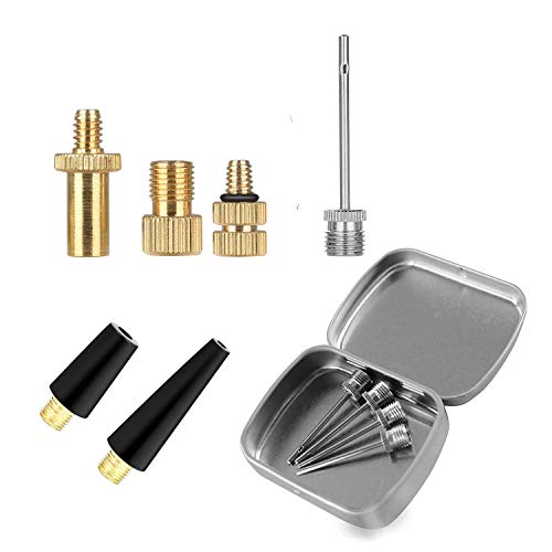 10Pcs Bike Valve Adapter Set with Needles