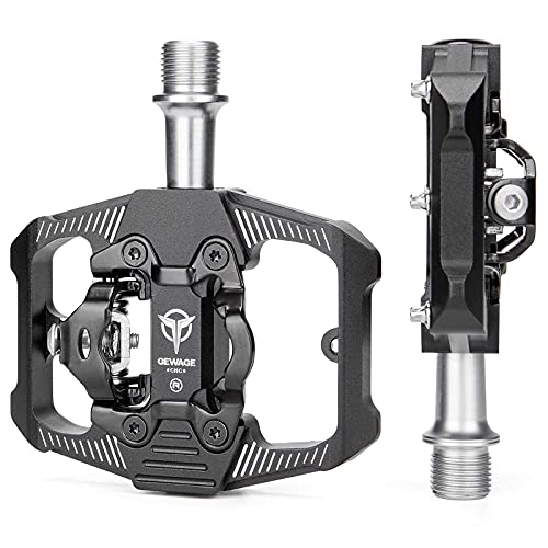 Hybrid MTB Pedals - Flat & SPD Compatible
