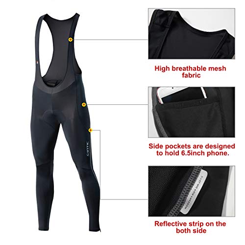 Santic Men's 3D Padded Cycling Bib Tights