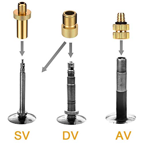 10Pcs Bike Valve Adapter Set with Needles