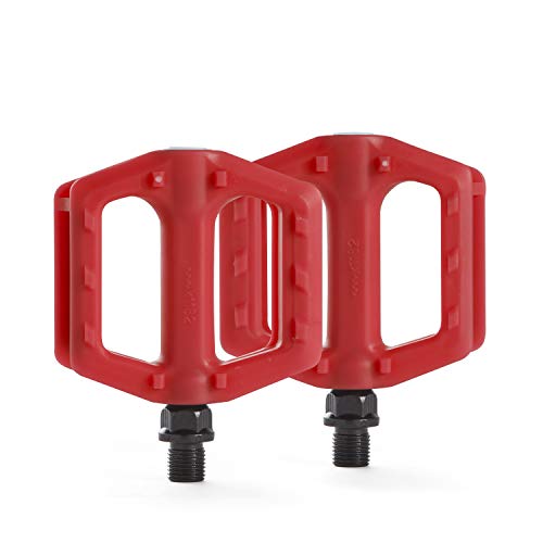 Red Kids Bike Pedals with 1/2 Spindle