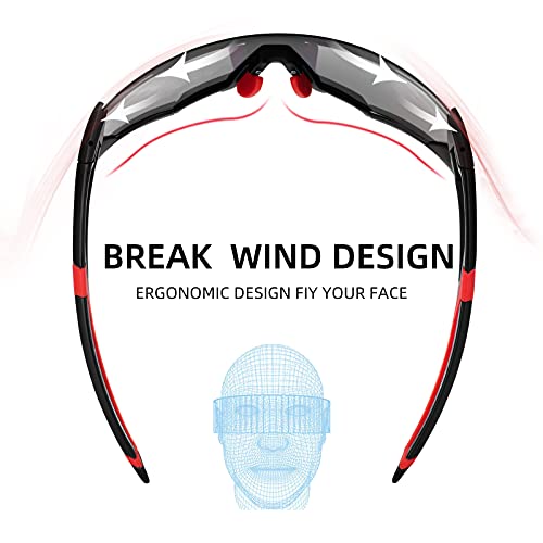 ROCKBROS Men's Photochromic Cycling Sunglasses
