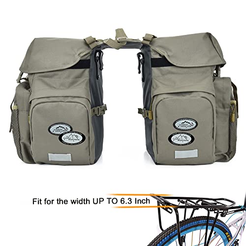Reflective Waterproof Bike Panniers - 50L