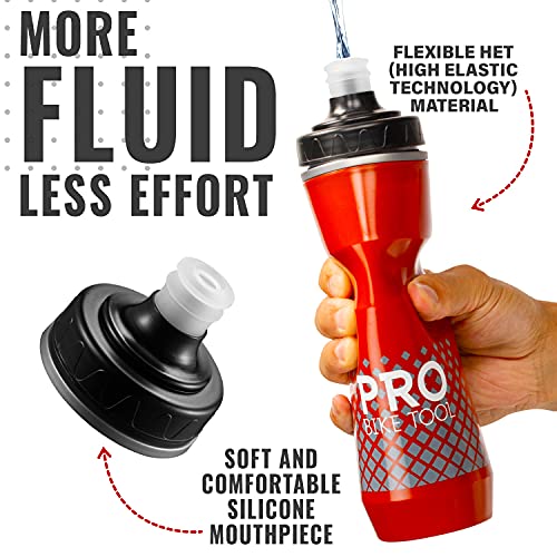 Insulated Cycling Water Bottle with Fast Flow Valve