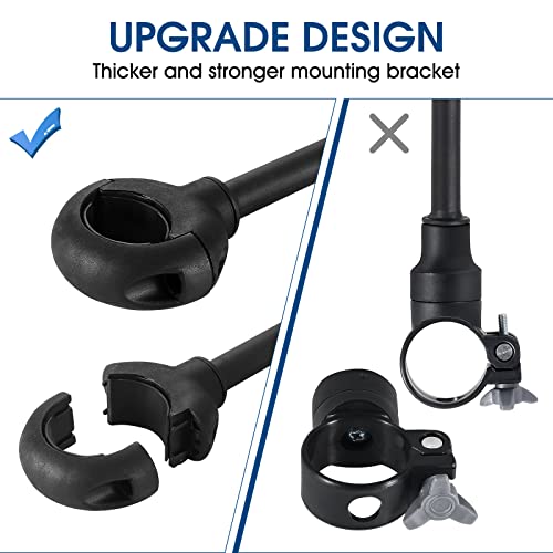 2023 New Bike Mirror,Adjustable Rotatable Bicycle Mirrors for Handlebars,Acrylic Convex Bicycle Mirror,Shockproof Safety Bike Mirrors Handlebar Rearview Mirror,Bicycle Mirrors for Electric Bike MTB…